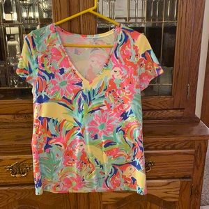 Lilly Pulitzer Michelle Tee Size large